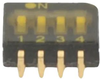 Dip Switch, 4Pos, 0.025A, 24Vdc, Smd Rohs Compliant Apem - 73AJ6884 - Newark, An Avnet Company