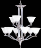 9309BS/PN Large Chandeliers-Glass Shade - 796322 - Capital Lighting, Inc.