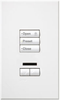 Lighting Control Wallstation - QSWS2-3BI-WH - Lutron Electronics Co., Inc.