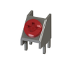 PC Mount -45 Degree Supplied w/Screw-Assembled-Red - 7702-2 - Keystone Electronics Corp.