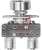 CONTROL VALVE MANUAL, PNEUMATIC,PUSH BUTTON, NC, 3/2, BLACK -- 70158921