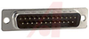connector,d-sub,std plug w/ground indents,25 solder cup pin cont,tin plt shell - 70172206 - Allied Electronics, Inc.