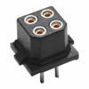 2+2 Pos. Female DIL Vertical Throughboard Conn. for Latches - M80-8870401 - Harwin Plc