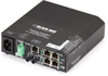 Hardened PoE PSE Switch, (5) 10/100 RJ45, (1) Multimode ST, AC PWR - LPH240A-H-ST - Black Box