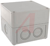 Box; Polystyrene; Light Gray; Gray; 4.33 in.; 4.33 in.; 3.54 in.; -40 degC; 70 - 70075166 - Allied Electronics, Inc.