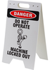 Lockout / Tagout Floor Stand - SF647E - Brady Corporation