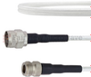 Broadband 75 Ohm N Male to 75 Ohm N Female Cable 75 Ohm FM-SF200LL75 Coax in 36 Inch and RoHS Compliant - FMTC602-36 - Fairview Microwave Inc.