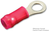 Terminal, Ring Tongue, #8, Crimp, Red; Stud Size - Metric Amp - Te Connectivity - 16C1693 - Newark, An Avnet Company