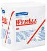 Kimberly-Clark Wypall X80 White Hydroknit 200 Wipe - 1/4 Fold - 50 sheets per pack - 12.5 in Overall Length - 41026 - 036000-41026 - R. S. Hughes Company, Inc.