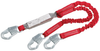 Protecta PRO Pack Red Shock-Absorbing Lanyard - 6 ft Length - 840779-01155 - 840779-01155 - R. S. Hughes Company, Inc.