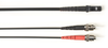 5m (16.4ft) STMTRJ BK OM4 MM Fiber Patch Cable INDR Zip OFNP - FOCMPM4-005M-STMT-BK - Black Box