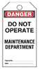 Lockout Tags - 8479798 - RS Components, Ltd.