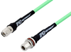 N Female Bulkhead to TNC Male Low Loss Test Cable 200 cm Length Using PE-P300LL Coax - PE3C1084-200CM - Pasternack