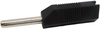 Banana, Plug, 16A, Screw, Black; Gender Deltron Components - 26M7547 - Newark, An Avnet Company