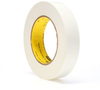 3M 256 Printable Flatback Paper Tape White 1 in x 60 yd Roll -- 256 WHITE 1IN X 60YDS - Image