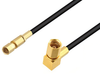 SSMC Plug to SSMC Plug Right Angle Low Loss Cable 24 Inch Length Using LMR-100 Coax - PE3C4420-24 - Pasternack