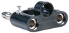 Double Banana Plug, 15A, Turret, Black; Gender Pomona - 39F3615 - Newark, An Avnet Company