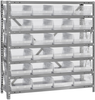 Open Shelving, 7Shelves, 24Bins, Clear; Shelving Unit Type Quantum Storage - 42AC9040 - Newark, An Avnet Company