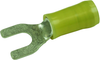 Terminal, Spade/fork, #10, Crimp, Yellow; Product Range Amp Te Connectivity - 96F7195 - Newark, An Avnet Company