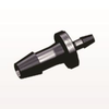 Straight Reducer Connector, Barbed, Black - HSR6331 - Qosina Corp.