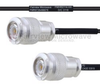 TNC Male to TNC Male MIL-DTL-17 Cable M17/119-RG174 Coax in 16 Inch - FMHR0114-16 - Fairview Microwave Inc.