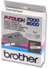 Labeling Tape, White On Black, 18Mm W, 8M L; Tape Width Brother - 07WX9666 - Newark, An Avnet Company