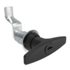 VISE ACTION® Compression Latch, Large Size, T-Handle, Zinc Alloy, Powder Coated, Black, 47 mm  Grip - E3-108-165 - Southco