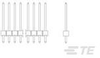 PCB Headers & Receptacles - 5-147336-4 - TE Connectivity