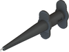 Cat Iii Hook Clip, 1Kv/5A, 126Mm, Black; Connector Type Cal Test Electronics - 27AK4383 - Newark, An Avnet Company