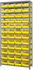 Open Shelving, 13Shelves, 48Bins, Yellow; Shelving Unit Type Quantum Storage - 44AC8977 - Newark, An Avnet Company