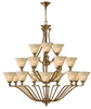4659BR Large Chandeliers-Glass Shade - 618980 - Capital Lighting, Inc.