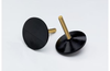 3M 45070 Medium Black PSA Disc Pad - 2 in Diameter - 1/4 in Shank - Shank Thread Attachment - 051144-45070 - R. S. Hughes Company, Inc.