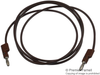 Test Lead, Banana Plug, Black, 72; Test Connector Type A Pomona - 46AC8668 - Newark, An Avnet Company