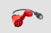 Three-phase socket adapter 32 A for PAT (4P) - WAADAPAT32C - Sonel Test