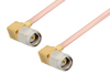 SMA Male Right Angle to SMA Male Right Angle Cable 12 Inch Length Using RG405 Coax, RoHS - PE3820LF-12 - Pasternack