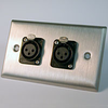 HAVE 1Gang Stainless Wallplate 2BG XLRF - HAVWP1013XLRFBG2A - HAVE, Inc.