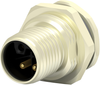 Sensor Conn, Plug, M12, 2P+Pe, Panel; Product Range Te Connectivity - 94AC8531 - Newark, An Avnet Company