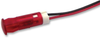 Led Panel Mount Indicator, Snap-In, Red, 6 Mm, 12 Vdc, 20 Ma, 25 Mcd, Not Rated Rohs Compliant Apem - 94X2525 - Newark, An Avnet Company