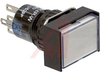 Switch, Pushbutton, Miniature, LED Illuminated OILTIGHT ENCLOSURE, WHITE - 70173279 - Allied Electronics, Inc.