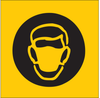 Brady B-302 Polyester Square Personal Protection Equipment (PPE) Sign - 2.25 in Width x 2.25 in Height - Laminated - 84552 - 754476-84552 - R. S. Hughes Company, Inc.