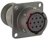 CONNECTOR,WALL MOUNTING RECEPTACLE,CLASS A,SIZE 12,10#20 SOLDER SOCKET CONTACT - 70010490 - Allied Electronics, Inc.