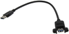 Usb Cable, 3.0 A Plug-A Rcpt, Blk, 11.8; Connector To Connector L-Com - 78AH1173 - Newark, An Avnet Company