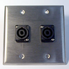 HAVE 2Gang Stainless Wallplate 2Nl2mp - HAVWP2009NL2MP2 - HAVE, Inc.