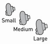 70385-01 Gel Ear Tips - Discovery 640 645 655 Bluetooth -  - Tele-Communication, Inc.