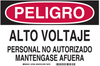 Brady B-302 Polyester Rectangle White Electrical Safety Sign - 10 in Width x 7 in Height - Laminated - Language English / Spanish - 37632 - 754473-37632 - R. S. Hughes Company, Inc.