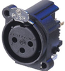 Neutrik A Series 3 Pin Female Vertical Pin 1/Grd Sep - NEUNC3FAV2 - HAVE, Inc.