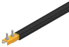 Safe-Lec 2 Conductor Bar 160A Copper, Black UV Resistant PVC Cover, w/ Splice Joint, 4.5M -- XA-310301B-J - Image
