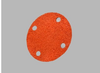 3M Cubitron 777F Coated Ceramic Quick Change Disc - 120 Grit - 2 in Diameter 4 Vacuum Holes - 28069 -- 051141-28069 - Image