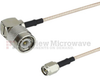 SMA Male to RA TNC Male Cable RG-316 Coax in 6 Inch - FMC0246315-06 - Fairview Microwave Inc.