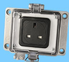UK socket in clear NEMA 12/4, IP65 housing - 88052101 - Interpower